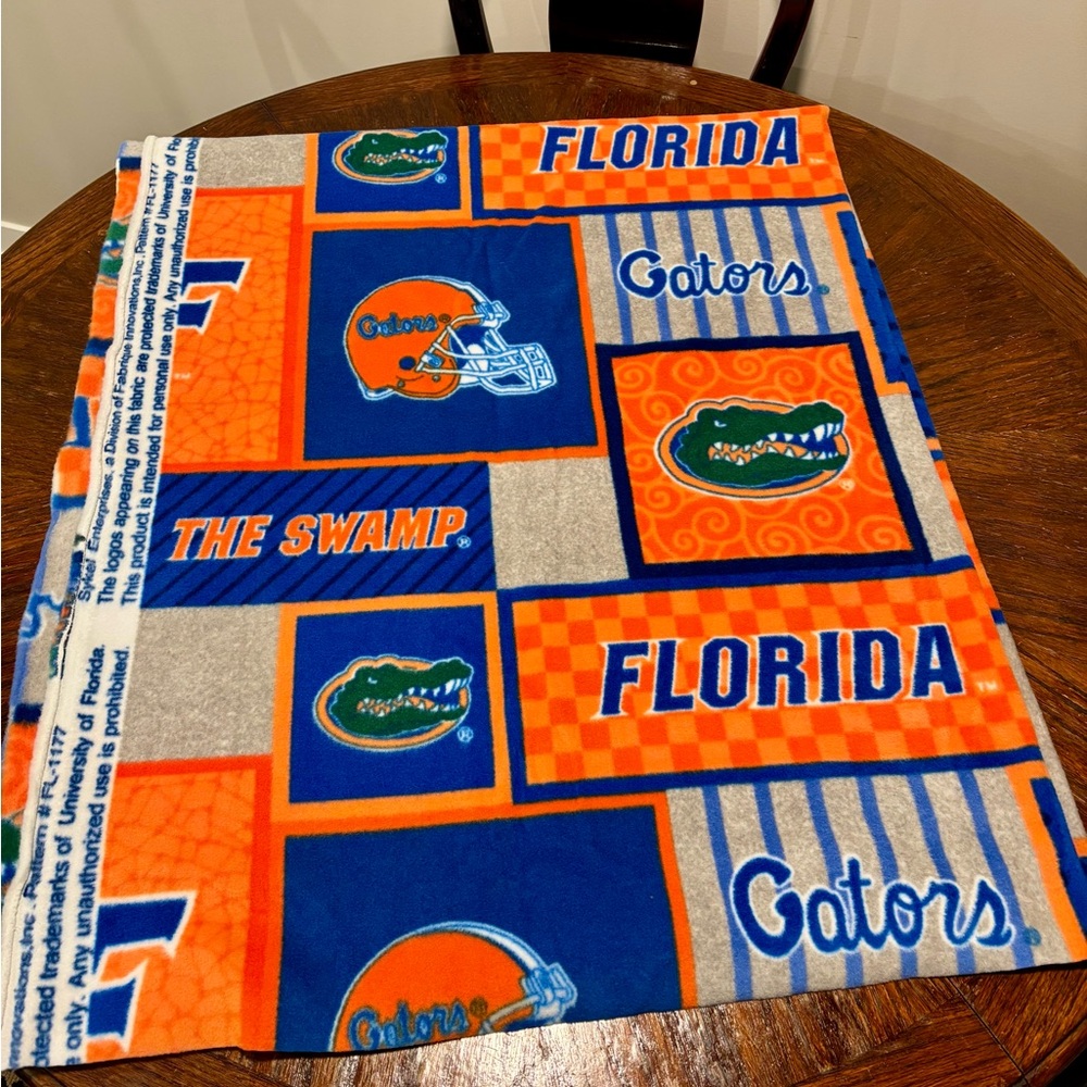 New 2 YARDS of University of Florida Gators Fleece Fabric